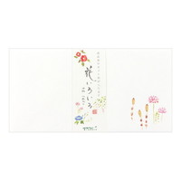 #ミドリ(国内販売のみ) 封筒 封筒 花いろいろ柄   20408006