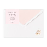 #ミドリ(国内販売のみ） 封筒 封筒 大切な日に贈る  洋2 花柄 20592006