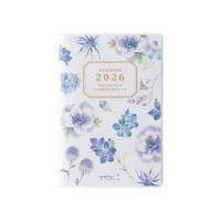 #デザインフィルミドリ(国内販売のみ） 26年度版 ポケットダイアリー ミニ カントリータイム 花柄 22358006