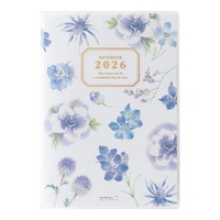 #デザインフィルミドリ(国内販売のみ） 26年度版 ポケットダイアリー B6 カントリータイム 花柄 22374006