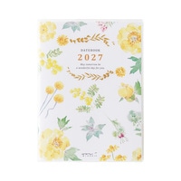 #デザインフィルミドリ(国内販売のみ） 27年度版 ポケットダイアリー A6 カントリータイム 花柄 22444006
