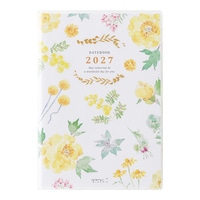 #デザインフィルミドリ(国内販売のみ） 27年度版 ポケットダイアリー B6 カントリータイム 花柄 22450006