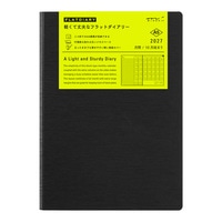 #デザインフィルミドリ(国内販売のみ） 27年度版 フラットダイアリー A5 黒 22459006