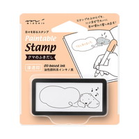 #ミドリ(国内販売のみ） スタンプ スタンプ　浸透印　ハーフ  クマのふきだし柄 35508006