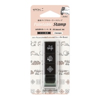 #デザインフィルミドリ(国内販売のみ） 印章用品 ローラースタンプ  ネコと風景柄 35627006