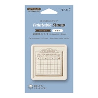 #デザインフィルミドリ(国内販売のみ） 印章用品 スタンプ 回転印  月曜始まり･茶 35695006
