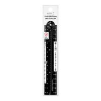 #デザインフィルミドリ(国内販売のみ）  マルチ定規 ３０ｃｍ 黒Ａ 42300006