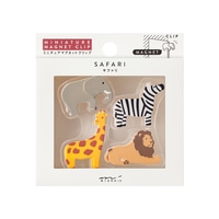 #デザインフィルミドリ(国内販売のみ） 事務小物 マグネットクリップ  サファリ 43448006