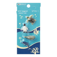 廃番_【ミドリ】(国内販売のみ) マグネット ミニマグネット  水族館柄A 49883