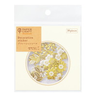 【ミドリ】(国内販売のみ) シール シール2609 PCM デコレーション 箔  植物柄 82609