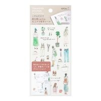 【ミドリ】(国内販売のみ) シール 転写シール  ファッション柄 82633
