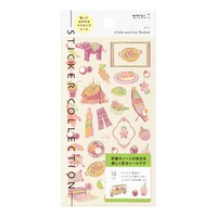 #デザインフィルミドリ(国内販売のみ） 手帳関連小物 シール  タイ柄 82717006