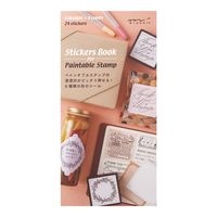 【ミドリ】(国内販売のみ) シールブック シールブック　浸透印  暖色 84692