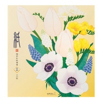 #デザインフィルミドリ(国内販売のみ） 便箋 便箋157 4柄入  春の花柄 白 87157006