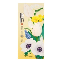 #デザインフィルミドリ(国内販売のみ） 一筆箋 一筆箋581 4柄入   春の花柄 89581006
