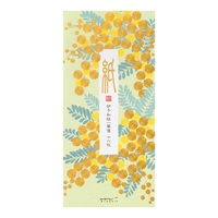 #デザインフィルミドリ(国内販売のみ） 一筆箋 一筆箋582 箔   ミモザ柄 89582006