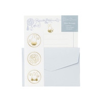 #マルアイ(国内販売のみ） レター ブルーナミニレターセット  クラシカルブルー ﾚ-MY18B