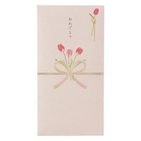 #マルアイ のし袋 お花のご祝儀袋  チューリップ         ﾉ-ﾊﾅ10P