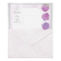 #マルアイ レター ミネラ･レターセット  ピンク ﾚMN101