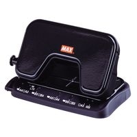 #マックス(国内販売のみ) 穴あけパンチ MAX DP-15T 軽パンチスクーバ 穴あけ枚数　15枚 ブラック DP90127