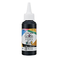 #ヤマト 絵の具 グラスデコ　単色　６０ｍｌ 容量：60ml 縁どり兼用ブラック GDS60H-CB