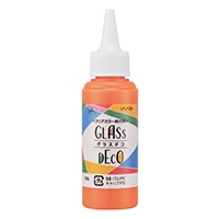 #ヤマト 絵の具 グラスデコ　単色　６０ｍｌ 容量：60ml オレンジ GDS60H-2