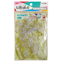 #ヤマト クラフト用品 グラスデコプレートパック  きょうりゅう2 GDP-K2