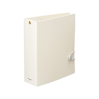 #リヒトラブ ファイリング用品 myfa･コレクションストックファイル B6  ミルキーホワイト F3350-0