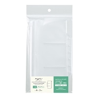 #リヒトラブ クリヤーポケット ｍｙｆａ　ファスナーポケットリフィル　３分割   N-3362