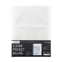 #リヒトラブ クリヤーポケット Ｃｏｌｌｅｌ　クリヤーポケット Ａ４＋Ａ５  N-473
