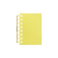 #リヒトラブ ノート オープンリングノート ミニ イエロー N2719-5