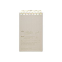 #リヒトラブ ノート オープンリングノート メモサイズ ブラウン N2720-9