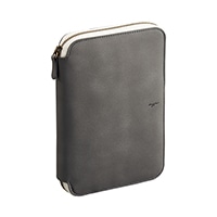 #リヒトラブ ファイリング用品 myfa･ラウンドジップバインダー ミニ6穴 チャコールブラック N3391-24