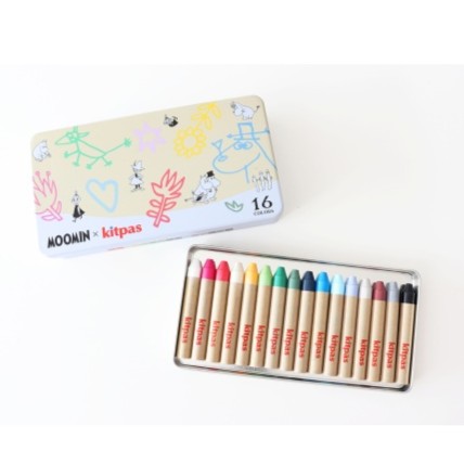 #日本理化学工業(国内販売のみ） デザイン用品 キットパスミディアム 16color ムーミン MKPB-16C