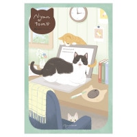 #エヌビー社 カード ポストカード･にゃんとも  おじゃま 2622802