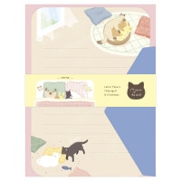 #エヌビー社 レター レターセット･にゃんとも B6 ねんね 2620101