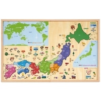 #学研ステイフル 木製パズル日本地図　837-82