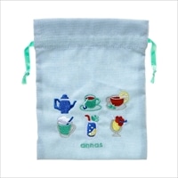 #学研ステイフル(国内販売のみ） 身辺雑貨 annas・刺繍ミニ巾着  ドリンク F13041