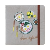 #学研ステイフル(国内販売のみ） ノート annas・刺繍スクエアノート  朝食 D17005