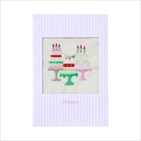 #学研ステイフル(国内販売のみ） カード annas・刺繍カード 多目的 ケーキ D08042