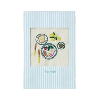 #学研ステイフル(国内販売のみ） カード annas・刺繍カード 多目的 朝食 D08043