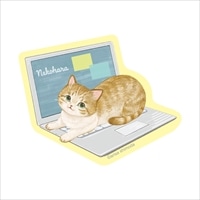 #学研ステイフル(国内販売のみ） シール ねこハラダイカットステッカー  茶トラ白 BM03562