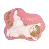 #学研ステイフル(国内販売のみ） シール ねこハラ特大シール  ピンク M09806