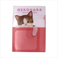 #学研ステイフル(国内販売のみ） ファイル ねこハラA4ポケットファイル A4 ピンク D06074