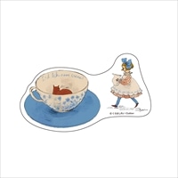 #学研ステイフル(国内販売のみ） シール くらはしれい・クリアステッカー  紅茶 EM03066