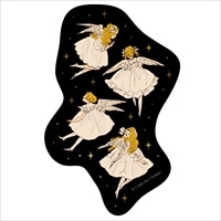 #学研ステイフル(国内販売のみ） シール くらはしれい･ステッカー 箔押加工,ラミネート,防水,UV加工 カルテット M03294