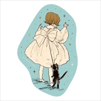 #学研ステイフル(国内販売のみ） シール くらはしれい･ステッカー 箔押加工,ラミネート,防水,UV加工 じゃれあい M03298