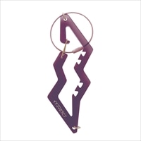 #学研ステイフル 身辺雑貨 イナズマカラビナ  パープル G10803