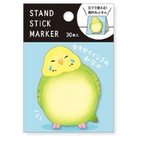 #マインドウエイブ 付箋 スタンドSマーカー 57972 セキセイインコノオナカ2  セキセイインコノオナカ2 57972