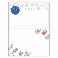 #マインドウエイブ レター ゴロゴロニャンスケレターセット  ダラリホワイト 58086